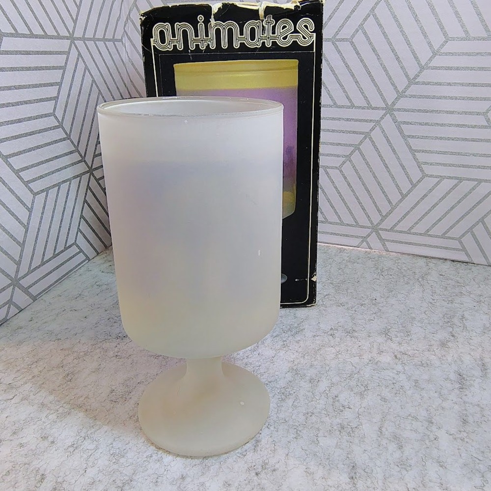 Vintage LE Smith Animates Vintage Fairy Lamp Tea Light Candle Holder Nativity